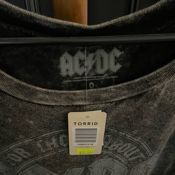Torrid AC/DC Rocker Fringe Tee - Picture 4 of 4